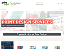 Tablet Screenshot of footbridgemarketing.com